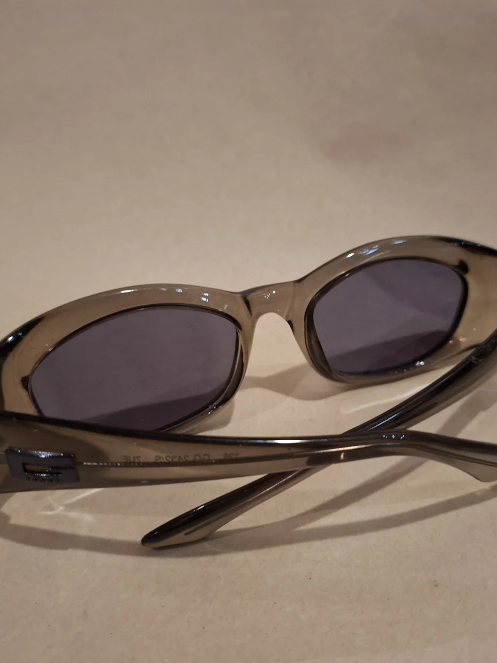 Gucci Women's Smoky Gray Oval Sunglasses